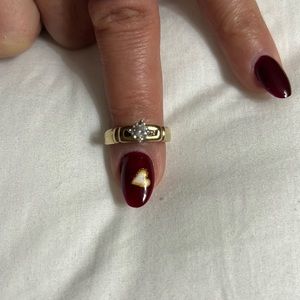 14k real gold ring